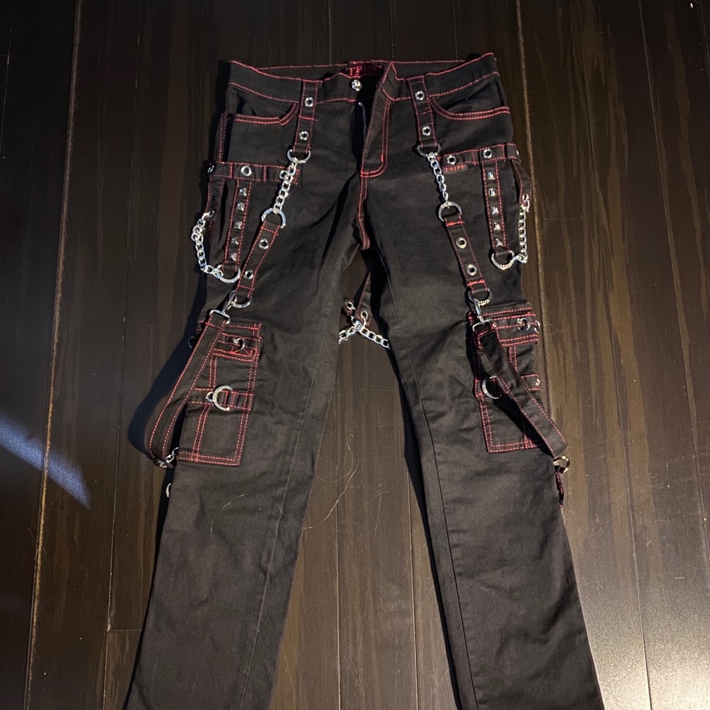Tripp NYC men’s bondage pants with chains sz 30